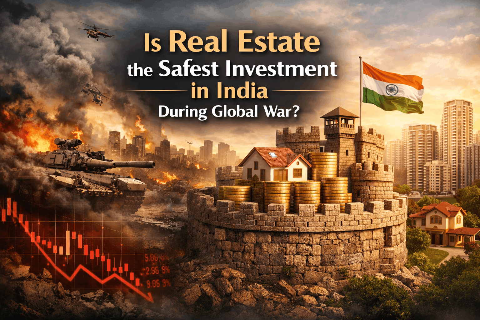 Real Estate the Safest Investment in India During Global War